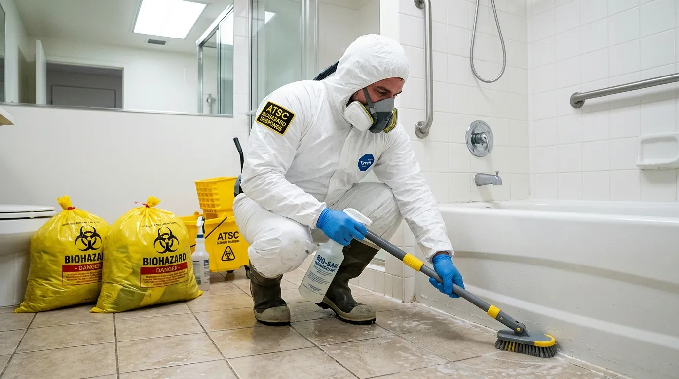 Decontamination equipment deployed for Blood Cleanup in Yorkville